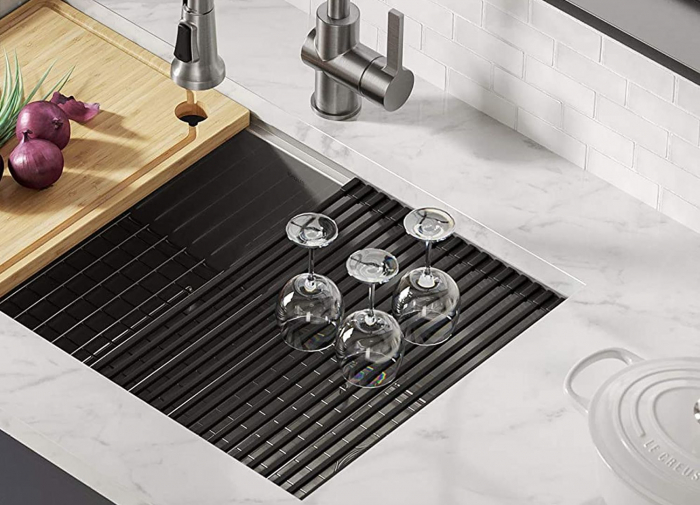 Uscator pentru vase Mat pentru chiuveta 322108 Black [5]