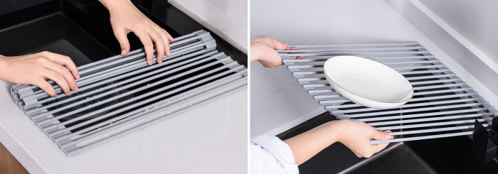 Uscator pentru vase Mat pentru chiuveta 322108 Grey [10]