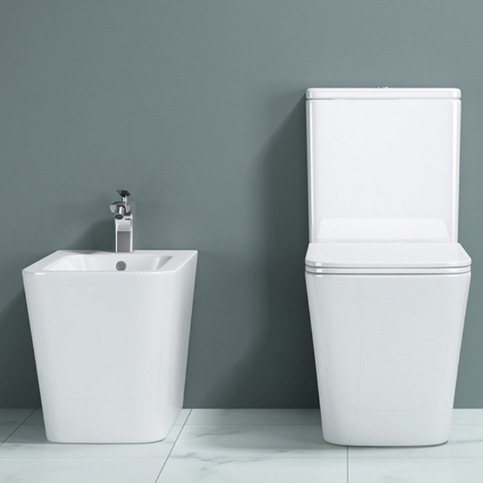 Vas bideu Astra-D112 alb 550x360x410mm, montaj pe podea, ceramic cu preaplin [5]