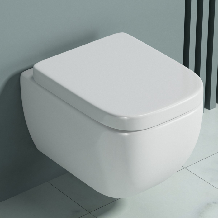 Vas WC Astra-101 suspendabil, Softclose, alb [1]
