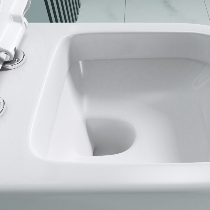 Vas WC Astra-101 suspendabil, Softclose, alb [10]