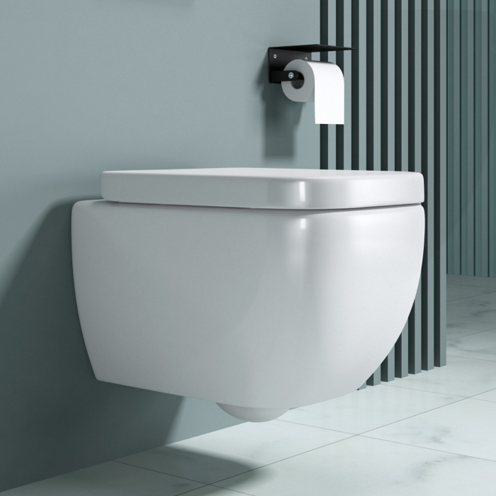 Vas WC Astra-101 suspendabil, Softclose, alb [2]