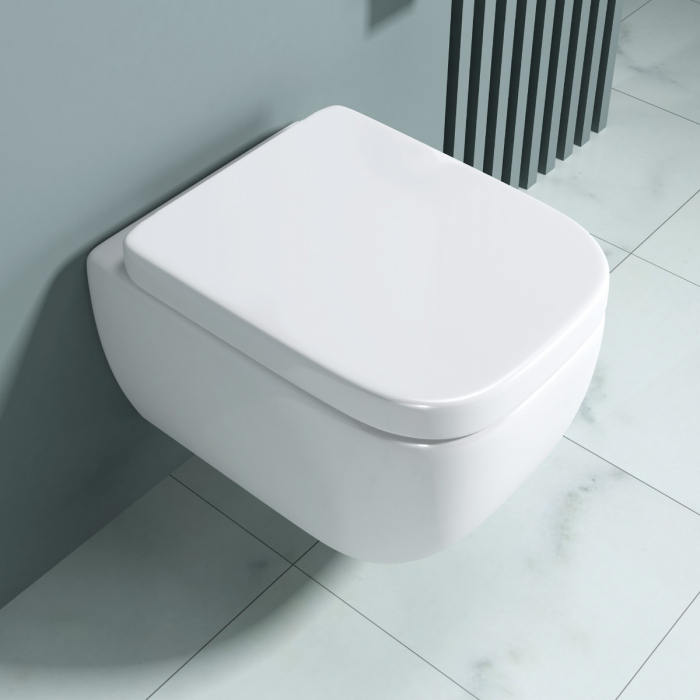 Vas WC Astra-101 suspendabil, Softclose, alb [3]