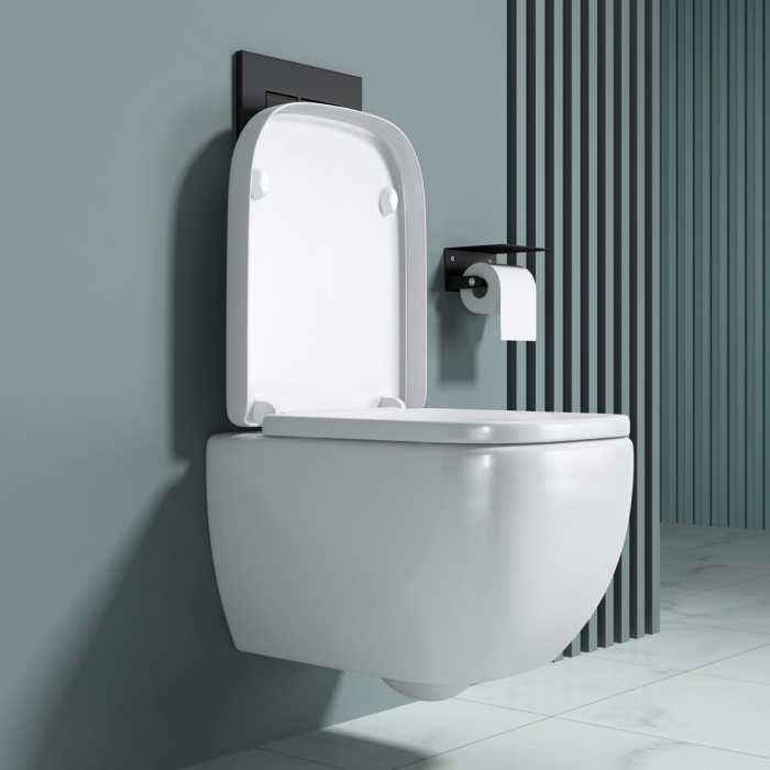 Vas WC Astra-101 suspendabil, Softclose, alb [6]