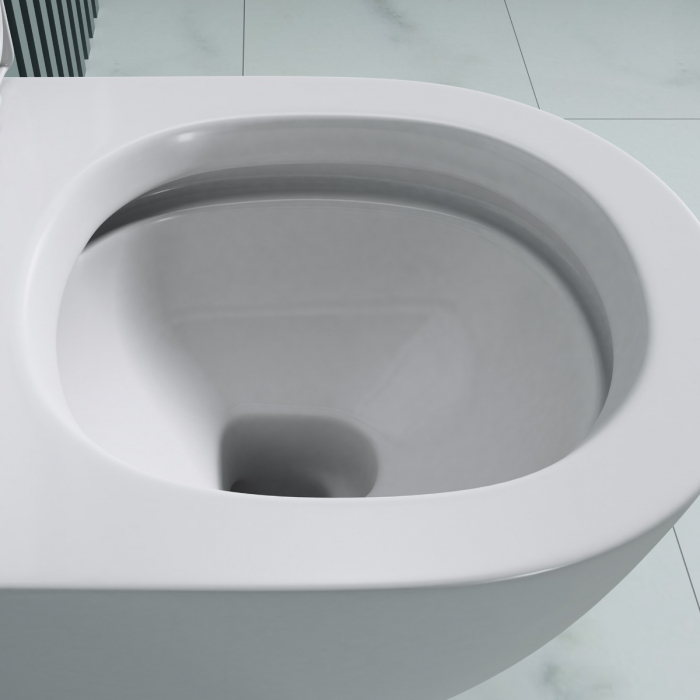 Vas WC Astra-106 suspendabil, Rimless, Softclose, alb [7]