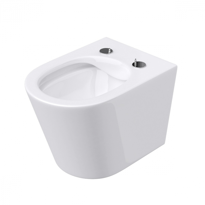 Vas WC Astra-108 suspendabil, Rimless, Softclose, alb [5]