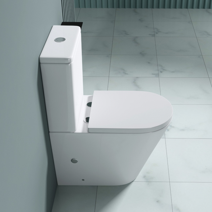 Vas WC Astra-108T, Rimless, cu rezervor, montaj pe podea, SoftClose [4]
