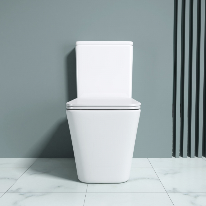 Vas WC Astra-112T, Rimless, cu rezervor, montaj pe podea, SoftClose [2]