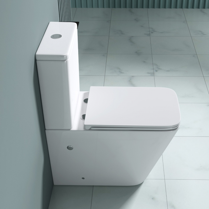 Vas WC Astra-112T, Rimless, cu rezervor, montaj pe podea, SoftClose [4]