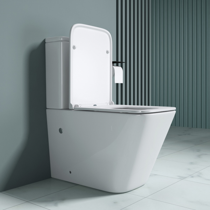 Vas WC Astra-112T, Rimless, cu rezervor, montaj pe podea, SoftClose [5]