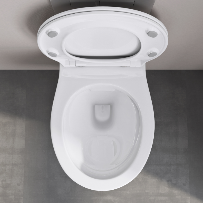 Vas WC Astra-126 suspendabil, Softclose, alb [4]