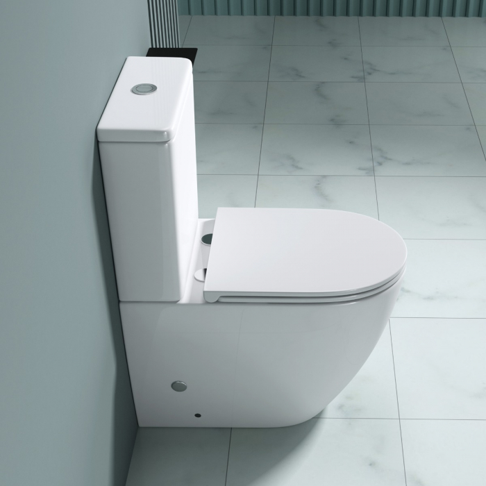 Vas WC Astra-179T, Rimless, cu rezervor, montaj pe podea, SoftClose [4]