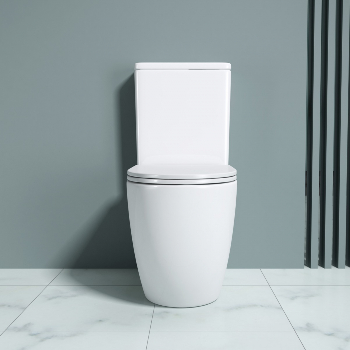 Vas WC Astra-179T, Rimless, cu rezervor, montaj pe podea, SoftClose [2]
