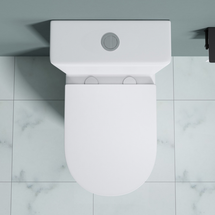 Vas WC Astra-179TA, Rimless, cu rezervor, montaj pe podea, SoftClose [4]