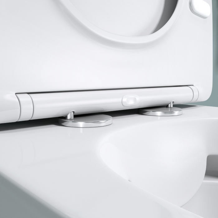 Vas WC Astra-A108short suspendabil, Rimless, Softclose, alb [6]