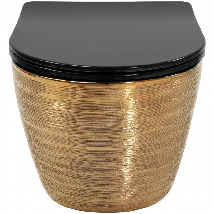 Vas WC Carlo Flat Brush Gold [2]