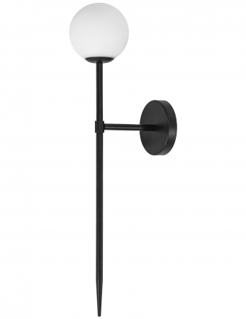Aplica de perete neagra moderna 52cm APP577-1W [1]