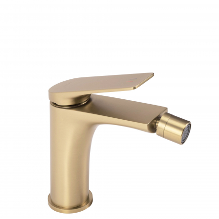 Baterii Bideu - Baterie Bideu Avalon Brush Gold, montaj pe bideu, alama, auriu