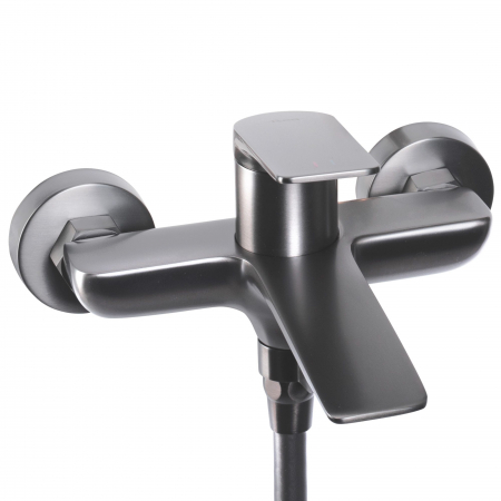Baterie cada Avalon Titanium, montaj pe perete, alama, titanium, perlator aer [2]
