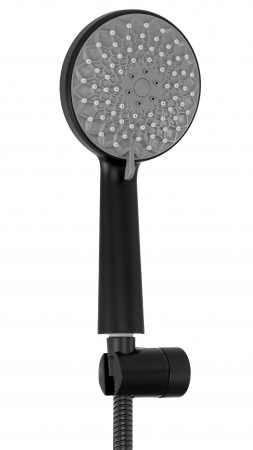 Baterie cada Buzz Negru, montaj pe perete, alama, negru, perlator aer [3]