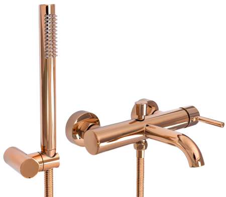 Baterie cada Lungo Auriu Rose, montaj pe perete, alama, auriu rose [6]