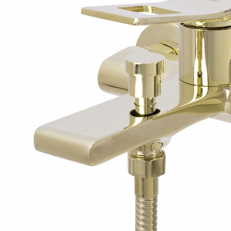 Baterie cada Soul Gold, montaj pe perete, alama, auriu, perlator aer [2]