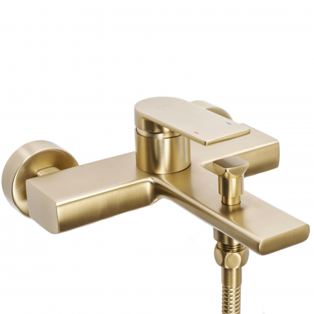 Baterie cada Verso Brush Gold, montaj pe perete, alama, auriu [1]