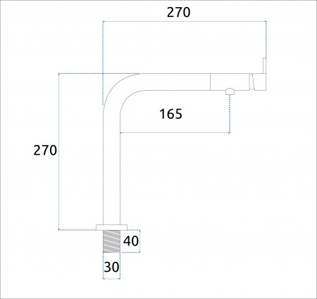 Baterie de bucătărie COLE BRUSH NICKEL [4]