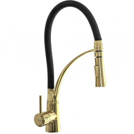 Baterii bucătărie - Baterie de bucătărie GASPAR BLACK /GOLD
