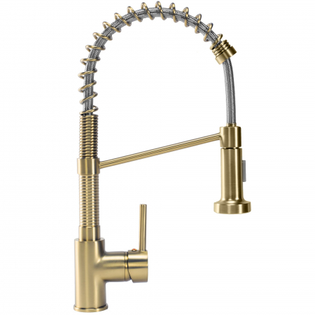 Baterie de bucătărie Spring Auriu [2]