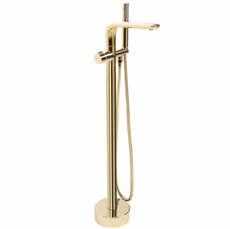 Baterii Cadă - Baterie de podea Clark Gold, montaj pe podea freestanding, alama, auriu