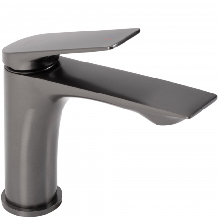 Baterie lavoar Avalon Titanium Low, montaj pe blat sau lavoar, alama, titanium, perlator aer [1]