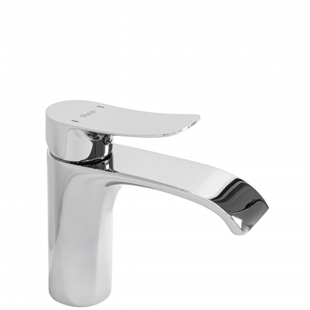 Baterii Lavoar - Baterie lavoar Dart Chrome Low, montaj pe blat sau lavoar, alama, crom, perlator aer