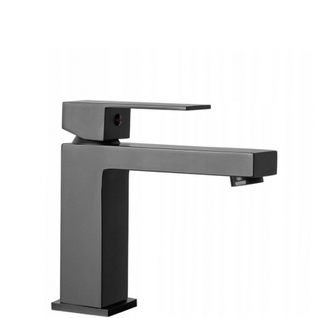 Baterii Lavoar - Baterie lavoar Fenix Black Low, montaj pe blat sau lavoar, alama, negru, perlator aer