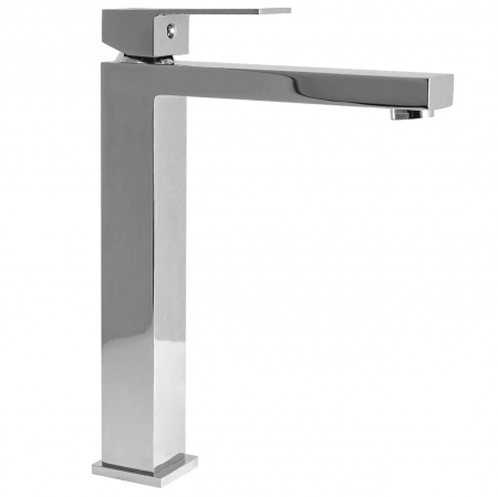 Baterii baie - Baterie lavoar Fenix Chrom High, montaj pe blat sau lavoar, alama, crom, perlator aer