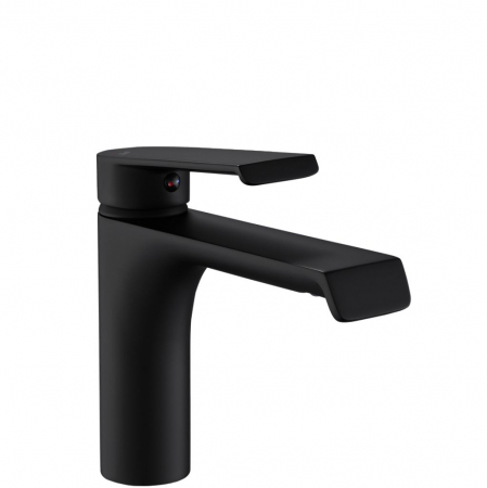 Baterii Lavoar - Baterie lavoar Hass Black Low, montaj pe blat sau lavoar, alama, negru, perlator aer