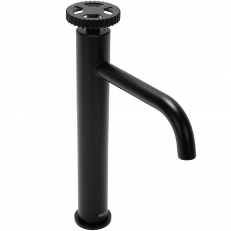 Baie - Baterie lavoar Negru Sonic, montaj pe blat sau lavoar, alama, negru