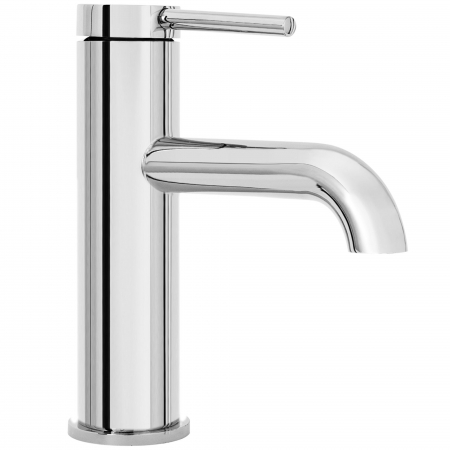 Baterie lavoar Spot Chrom Low, montaj pe blat sau lavoar, alama, crom, perlator aer [2]