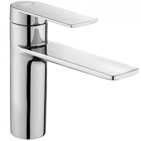 Baterie lavoar Storm Chrom Low, montaj pe blat sau lavoar, alama, crom, perlator aer [1]