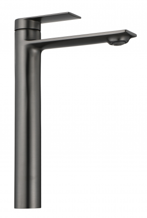 Baterie lavoar Storm Titanium High, montaj pe blat sau lavoar, alama, titanium, perlator aer [2]
