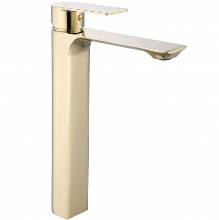 Baterii Lavoar - Baterie lavoar Urban Gold High, montaj pe blat sau lavoar, alama, auriu, perlator aer