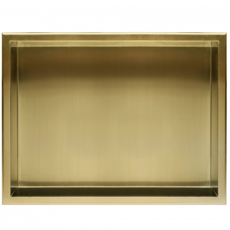 bathroom shelf 30x45 gold brush [3]