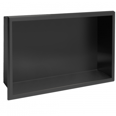 bathroom shelf 30x45 matte black [3]