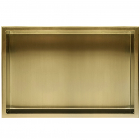 bathroom shelf 30x60 gold brush [2]