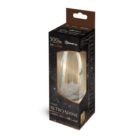 Bec cu LED cald E-14 230V 5W Edison 14458 [1]