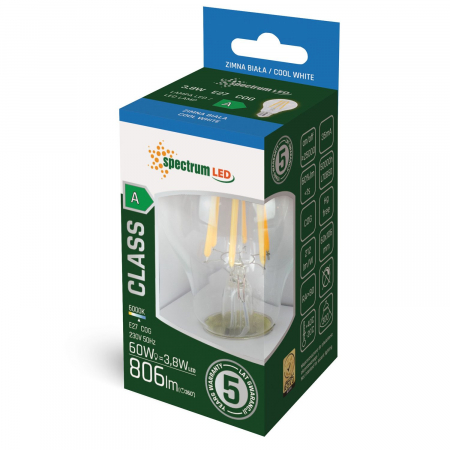Bec cu LED GLS COG E-27 3,8W WOJ+14641 [2]