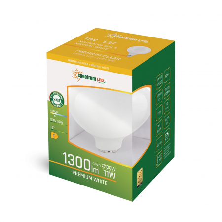 Bec cu LED Neutral E-27 230V 11W 14368 [1]