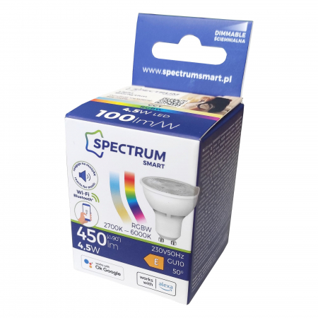 Bec SMART LED 4,5W GU10 WIFI Colors RGB WOJ+16823 [3]