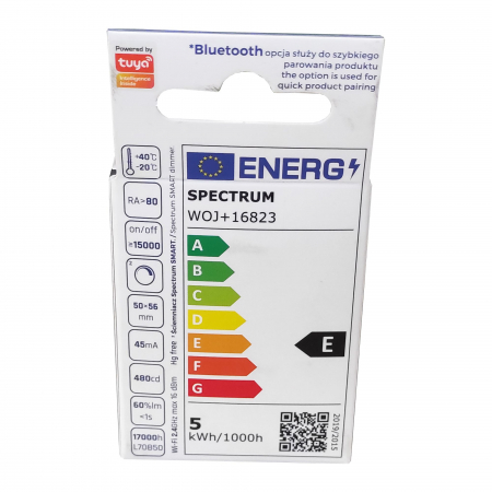 Bec SMART LED 4,5W GU10 WIFI Colors RGB WOJ+16823 [4]