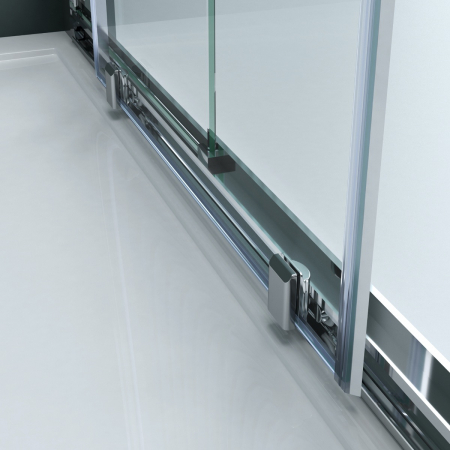 Cabina Astra 16MS, crom, sticla cu model, 2 usi glisante, cu sau fara cadita, diverse dimensiuni [5]